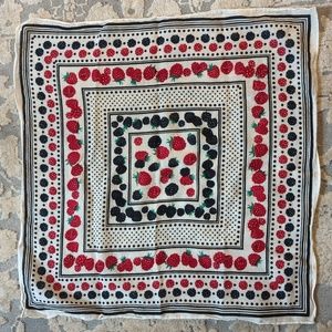 JCrew raspberry blackberry scarf